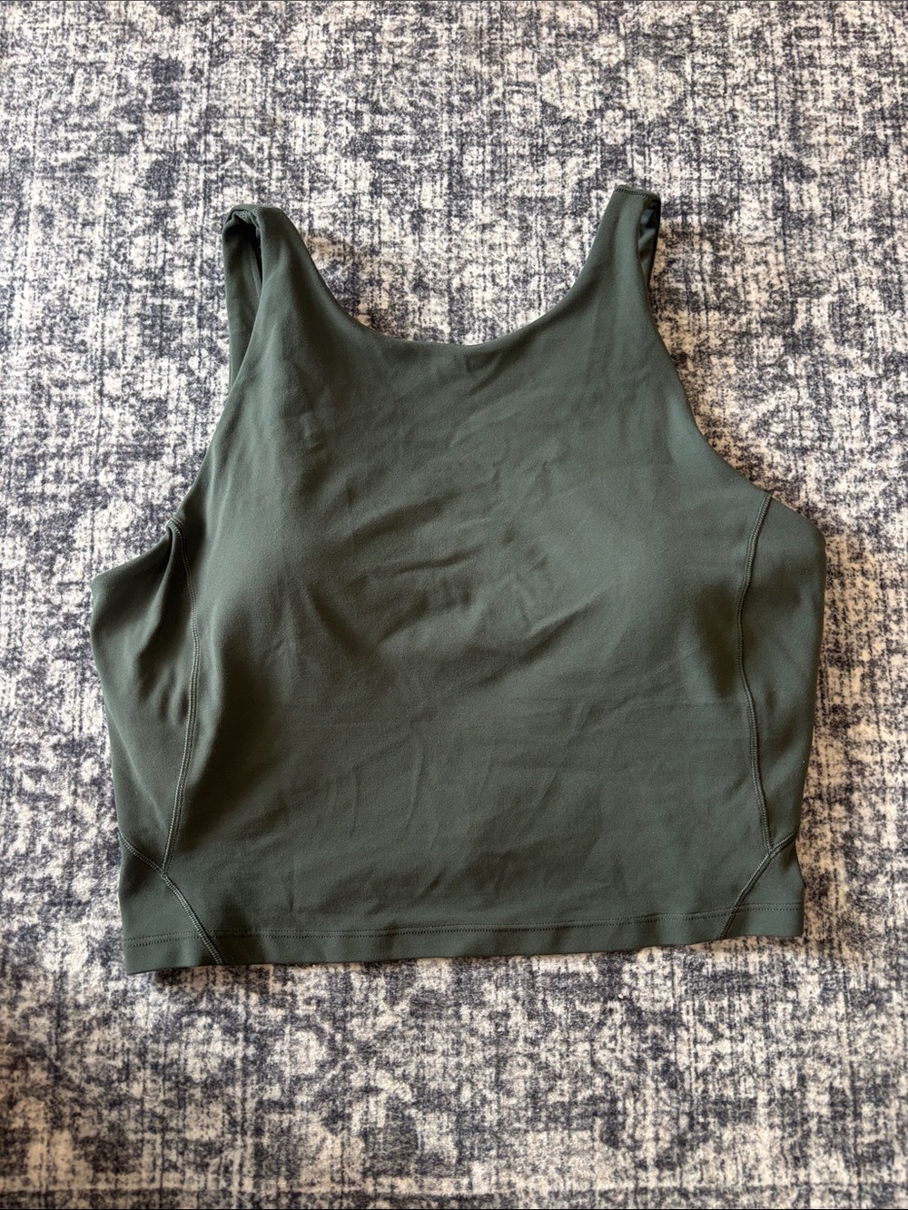Lululemon Women’s High Neck Tank Top - size 10 - green